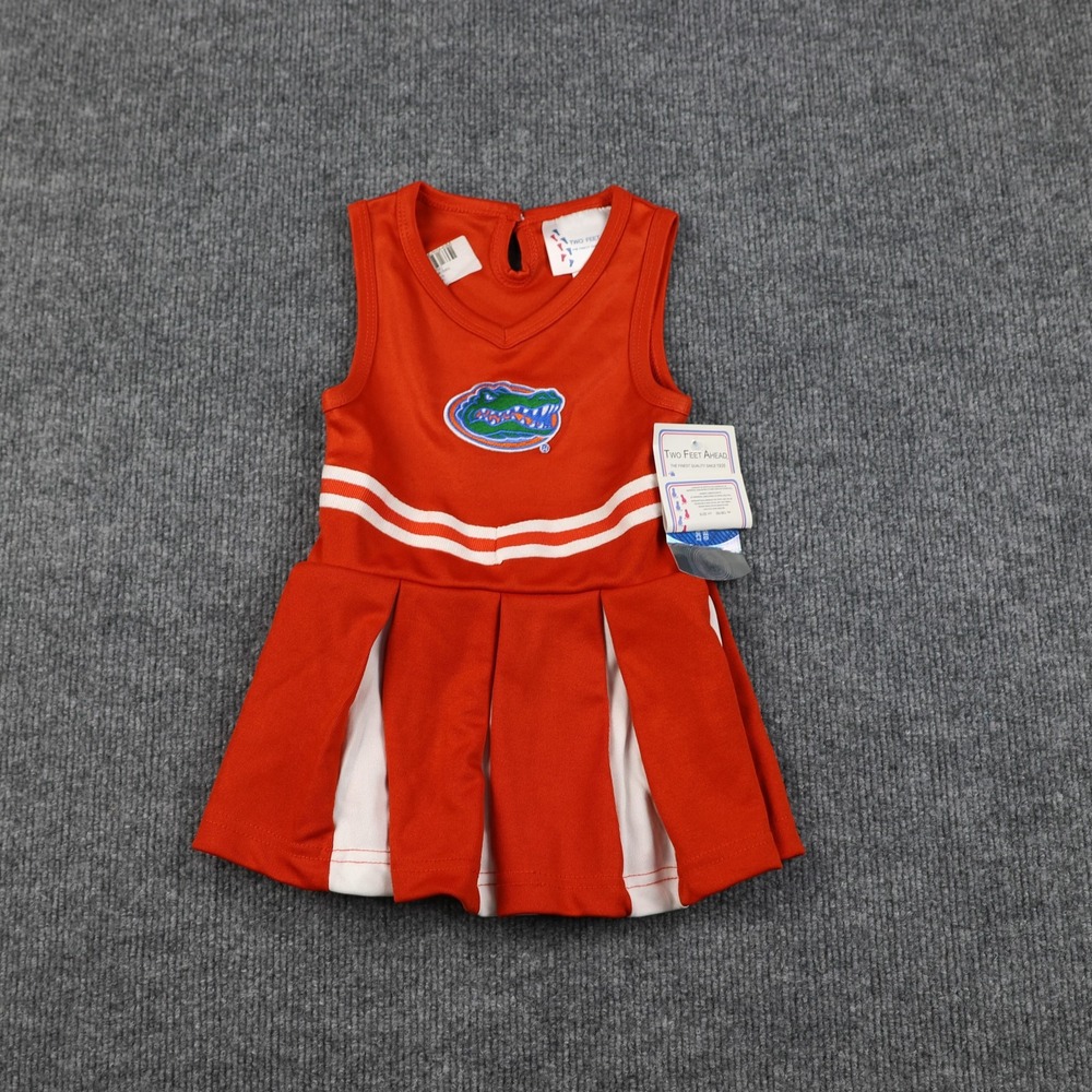 Florida‎ Gators Cheer Dress Infant Girls 6M Orange NCAA College Cheerleading